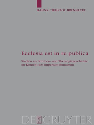 cover image of Ecclesia est in re publica
